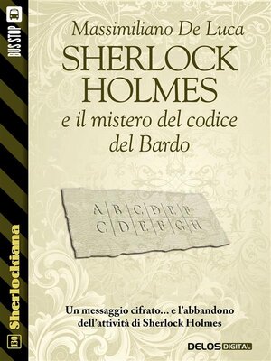 cover image of Sherlock Holmes e il mistero del codice del Bardo